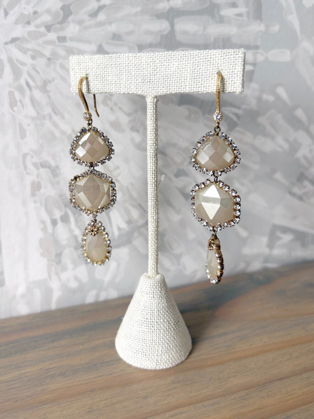 Fancy Dangle Drop Event Earrings - MSRP $138 - Pre-Loved